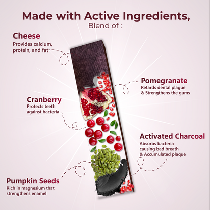 Pawfect Dentamust Himalayan Cheese Chew with Cranberry & Pomegranate for Dogs|Long lasting dental chews with Superfoods |All Natural, High protein|Grain-free | Pack of 3 for Large Dogs