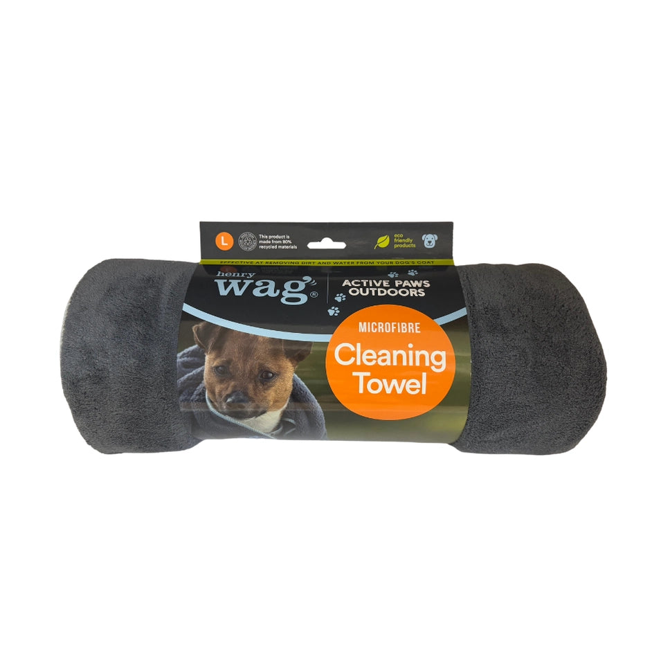 Henry Wag Pet Microfibre Towel, Available in 3 Colours