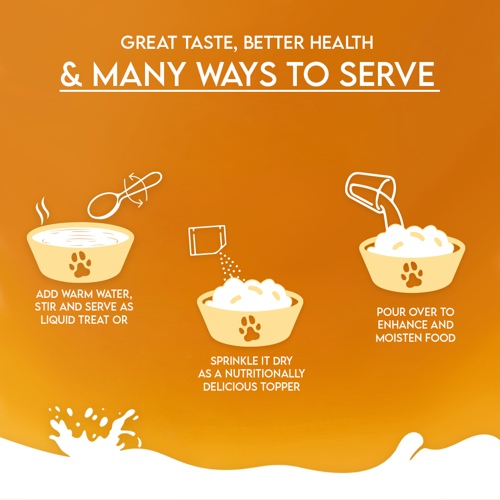 Pawfect Nature's Sip Goat Milk Powder with Pumpkin, Apple, Cinnamon & Pumpkin Seeds| Easily Digestible| Pre & Probiotics| Healthy Topper| Hydration Support