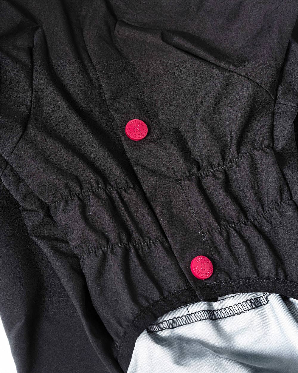 Reflective Hooded Dog Overalls - Black